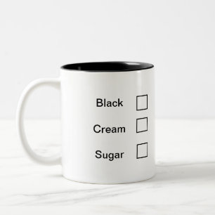 Cute Fun Typography Work Home Two-Tone Coffee Mug