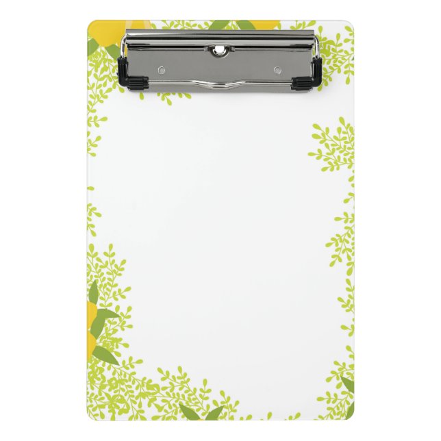 Cute & Functional Mini Lemon Design Clipboard (Front)