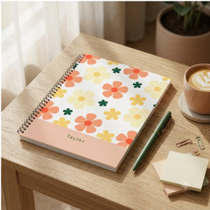 Cute funky school notebook