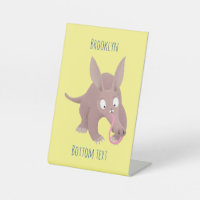 Cute funny aardvark cartoon