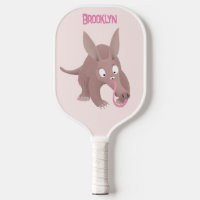 Cute funny aardvark cartoon