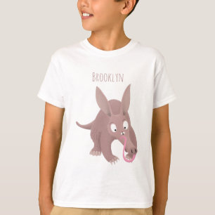 Cute funny aardvark cartoon T-Shirt