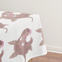 Cute funny aardvark cartoon