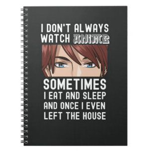 Cute Funny Anime Gifts For Teen Boys Kids Men Notebook