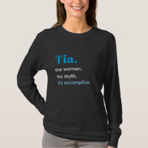Cute Funny Aunt Tia Shirt