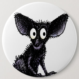 Cute Funny Aye-Aye 6 Inch Round Button