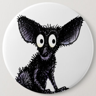 Cute Funny Aye-Aye 6 Inch Round Button
