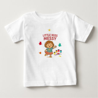 Cute & Funny Baby Tee – Little Miss Messy