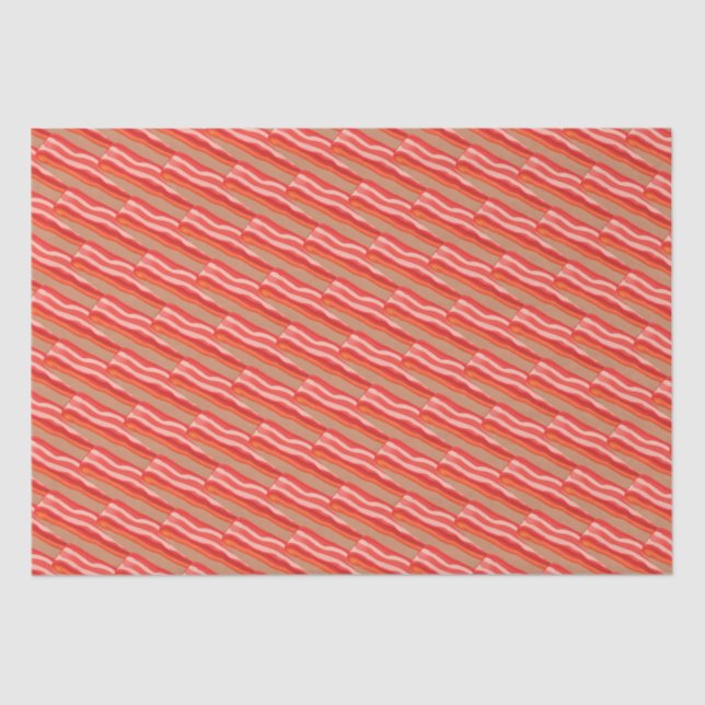 Cute Funny Bacon  Tissue Paper (Front)