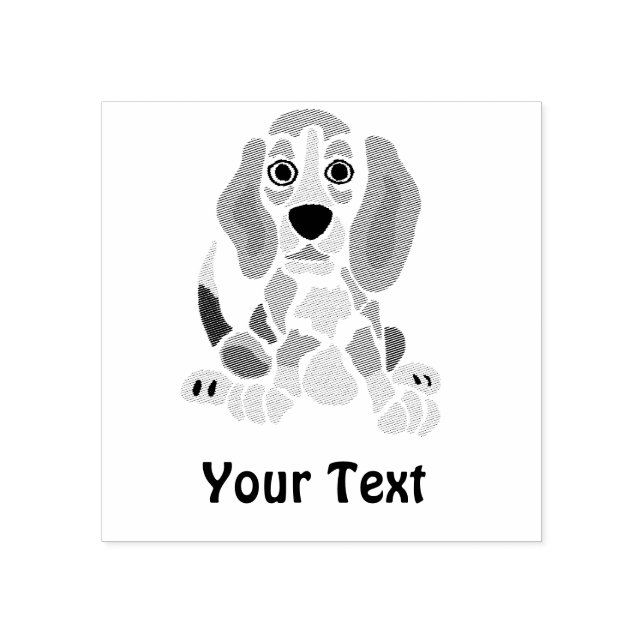 Cute Funny Beagle Stamp (Imprint)