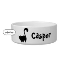 Cute Funny Black Cat Butt Cartoon Name