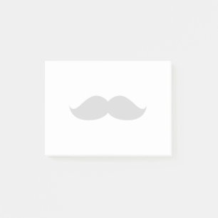 Cute Funny Black Moustache Post-it Notes