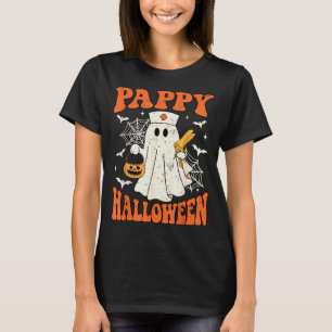 Cute Funny Boo Ghost Nurses Pappy Halloween Obgyn  T-Shirt