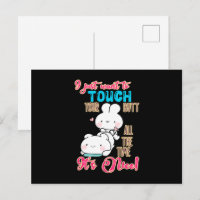 Cute Funny Bunny I Just Want To Touch Your Butt