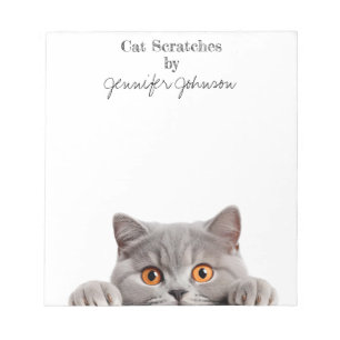 Cute Funny Cat Notepad
