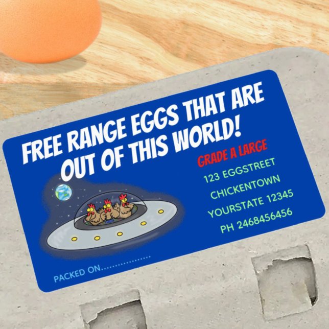 Cute funny chickens in space cartoon egg carton (Creator Uploaded)