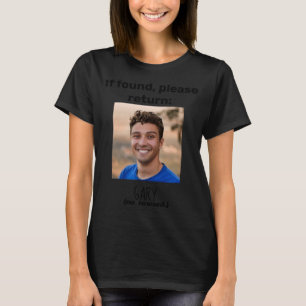 Cute Funny Couples Photo If Lost Please Return To T-Shirt