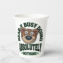 Cute Funny Cuddly Cartoon Bear