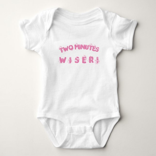 Cute & Funny Customizable Twin Baby Bodysuit (Front)