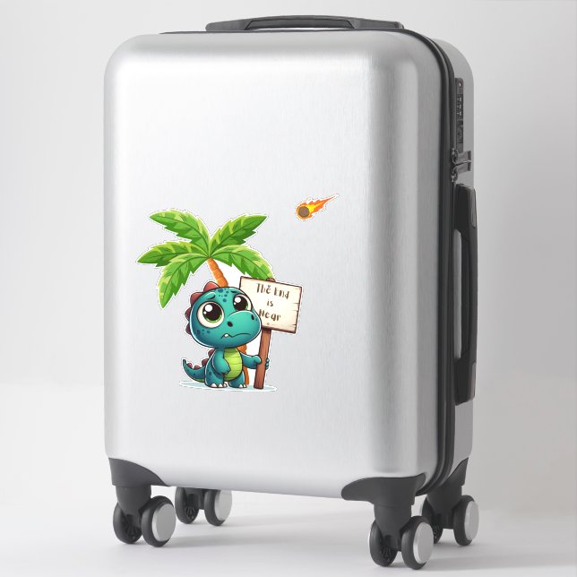 cute, funny dinosaur (Suitcase)
