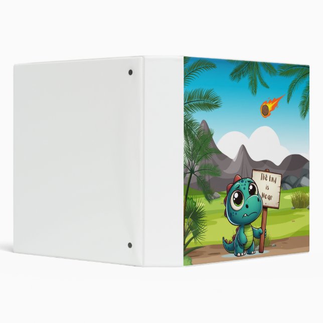 cute, funny dinosaur binder (Background)