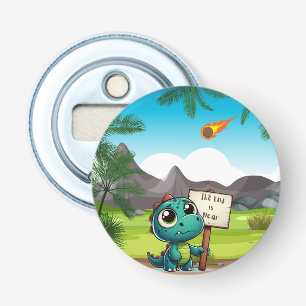 cute, funny dinosaur bottle opener