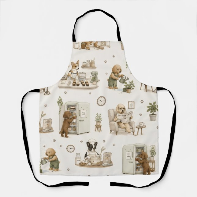 Cute Funny Dog Apron (Front)
