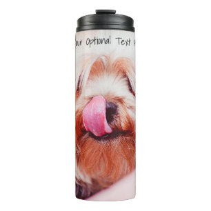 Cute & Funny Dog custom text tumbler