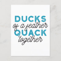 Cute Funny Ducks Puns Quote Design