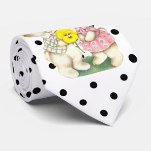 Cute Funny Easter Bunny Tie