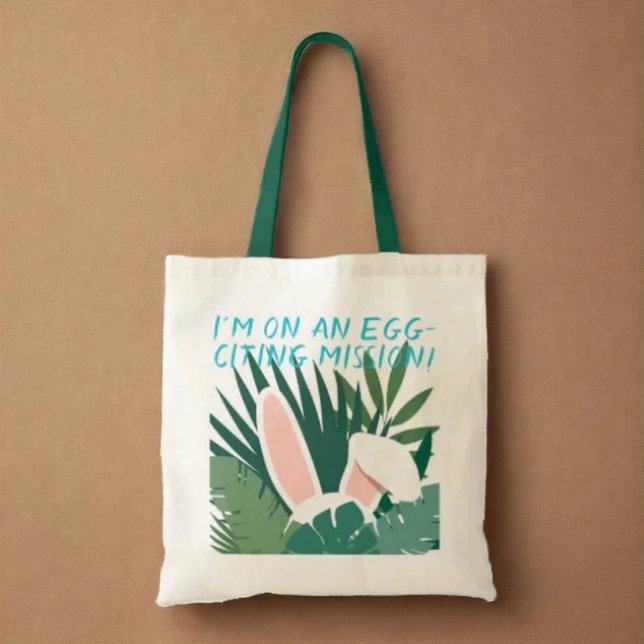 Cute Funny Easter Bunny Tote Bag (Creator Uploaded)