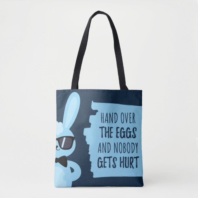 Cute Funny Egg hunt Tote Bag (Front)
