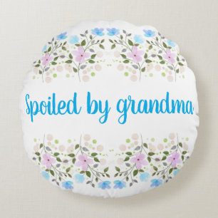 Cute,funny elegant spoiled by grandma Throw Pillow