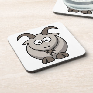 Cute Funny Farm Yard Goat Coaster
