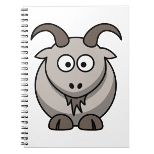 Cute Funny Farm Yard Goat Notebook