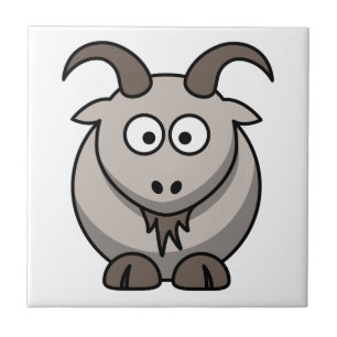 Cute Funny Farm Yard Goat Tile