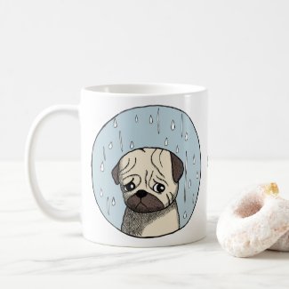 Cute Funny Fawn Pug Custom Name Pug lover