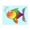 Cute Funny Fish - Colourful