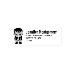 Cute Funny Frankenstein Monster Halloween Self-inking Stamp
