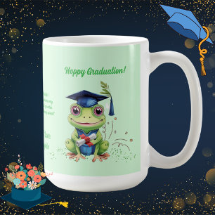 Cute Funny Frog Photo Message Graduation Gift Coffee Mug