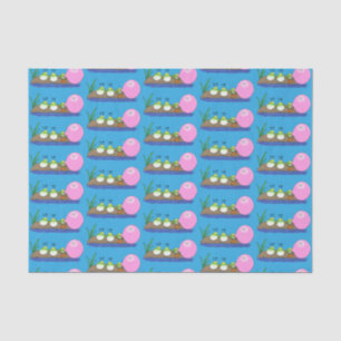 Cute funny frogs bubblegum cartoon illustration tissue paper