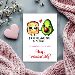 Cute Funny Fruit Valentine Humor Greeting Card