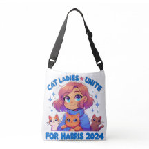 Cute Funny Girly Childless Cat Lady Unite Harris