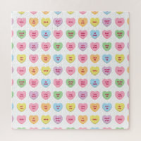 Cute funny girly custom conversation candy hearts