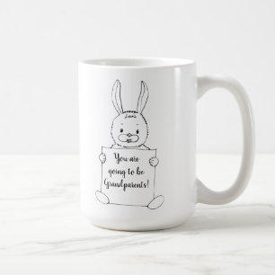 Cute Funny Grandparents Announcement Coffee Mug