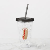 Cute funny hot dog Weiner cartoon