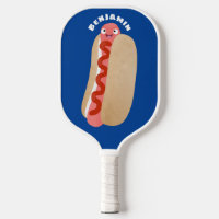 Cute funny hot dog Weiner cartoon