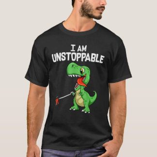 Cute & Funny I Am Unstoppable T-Rex Dinosaur T-Shirt