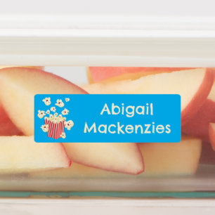 Cute funny jumping popcorn cartoon personalized