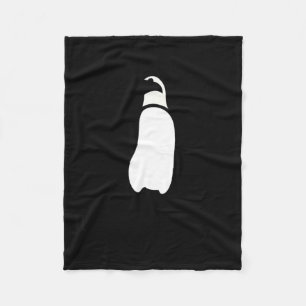 Cute Funny Just Chillin Zoo Penguin Fleece Blanket
